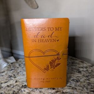 Letters To Dad Memorial Journal in Tan